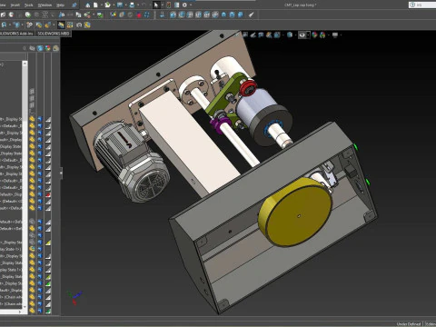 Can Sealing Machine SolidWorks 2018 3D Model