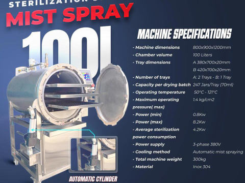 Alat sterilisasi autoklaf 100 liter SOLIDWORKS 2018 Model 3D