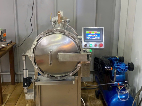 Alat sterilisasi autoklaf 100 liter SOLIDWORKS 2018 Model 3D