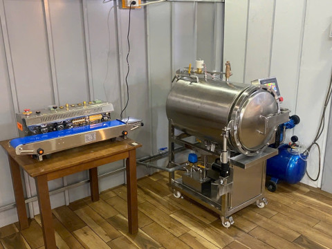 Alat sterilisasi autoklaf 100 liter SOLIDWORKS 2018 Model 3D