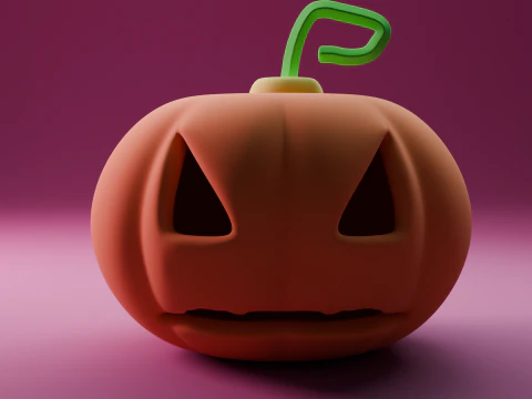 Джек О Фонарь Тыква 3D Модель