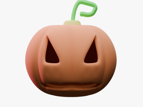 Zucca di Jack O'Lantern Modello 3D
