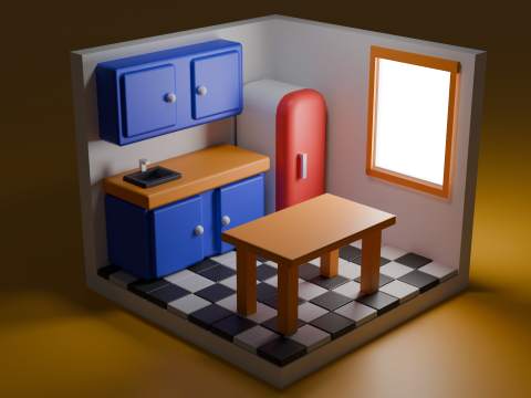 Stilize mutfak 3D Model