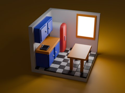 Stylized kitchen 3D Model