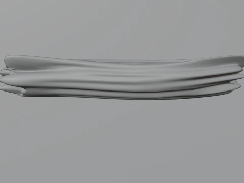 Текстура темно-коричневого дерева 3D Модель