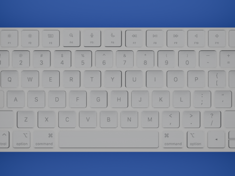 Apple-toetsenbord 3D Model