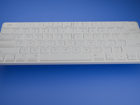 Apple-Tastatur 3D Modell