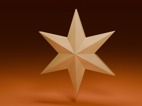 Christmas star 3D Model