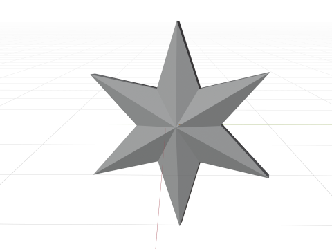Christmas star 3D Model
