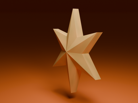 Christmas star 3D Model