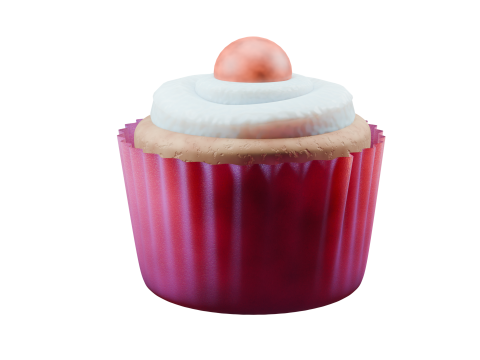 컵 케이크 3D 모델