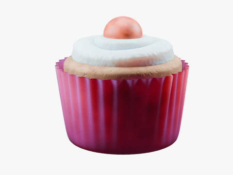 컵 케이크 3D 모델