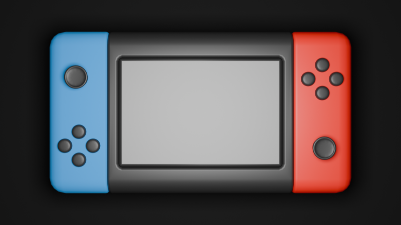 Nintendo Anahtarı Simgesi 3D Model .c4d .max .obj .3ds .fbx .stl .blend 