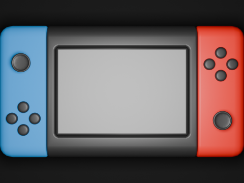 Nintendo Anahtarı Simgesi 3D Model