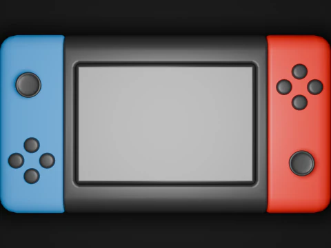 Nintendo Switch Icon 3D Model