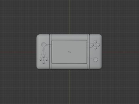 Nintendo Anahtarı Simgesi 3D Model