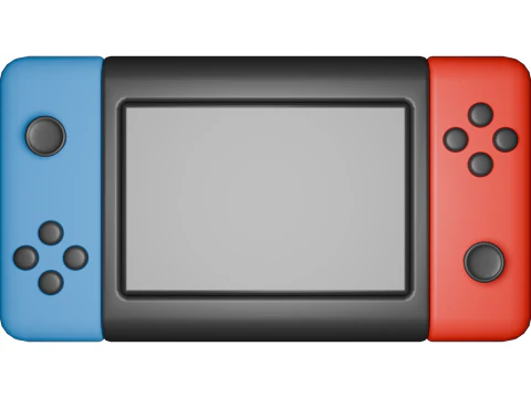 Nintendo Switch Icon 3D Model