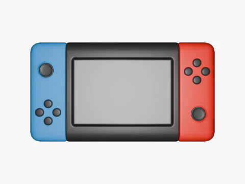 Nintendo Switch Icon 3D Model
