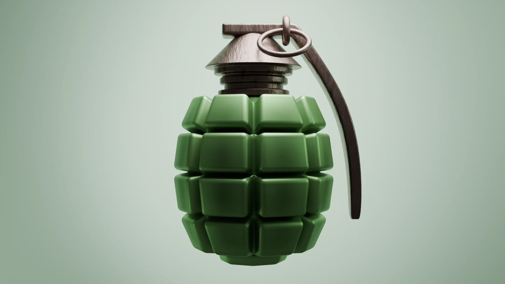 Grenade 3D Model .c4d .max .obj .3ds .fbx .stl .blend 