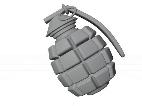 Grenade 3D Model