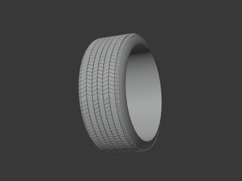 Pneu de voiture Modèle 3D