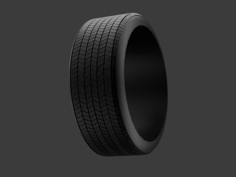 Автомобильная шина 3D Модель
