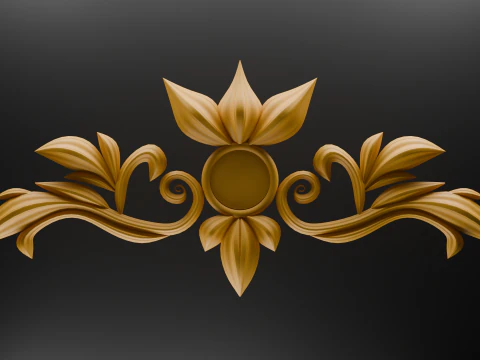 角雕石膏造型装饰 3D 模型