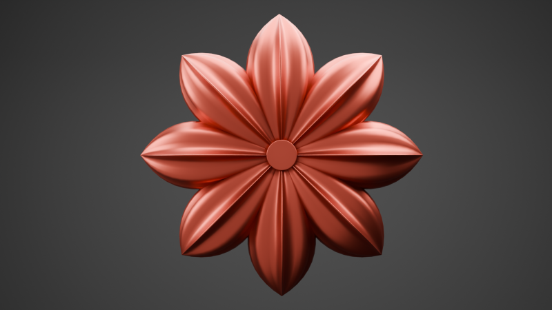 花01 3D 模型 .c4d .max .obj .3ds .fbx .stl .blend 