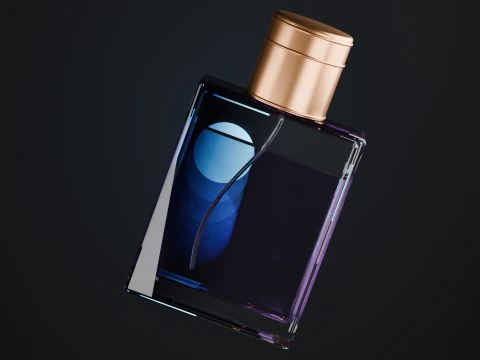 Cosmetic Perfume Bottle 3D Model