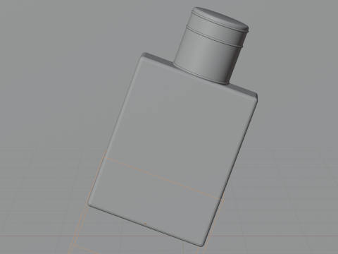 Kosmetische Parfümflasche 3D Modell