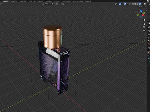Cosmetic Perfume Bottle 3D Model