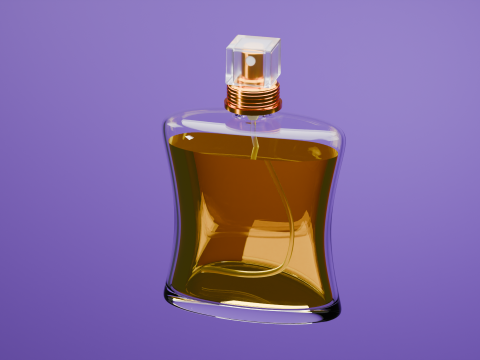 Maquete de frasco de perfume 01 Modelo 3D