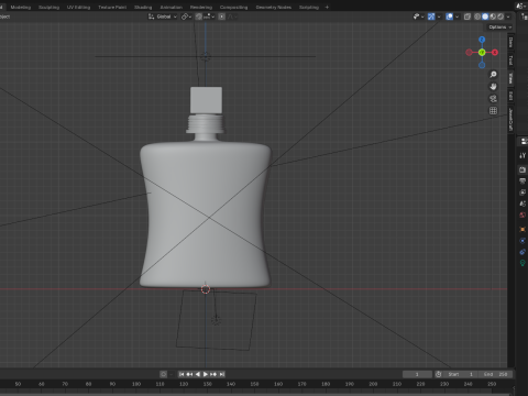 Maquete de frasco de perfume 01 Modelo 3D