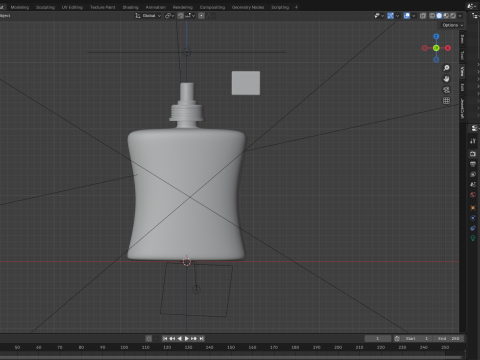 Maquete de frasco de perfume 01 Modelo 3D