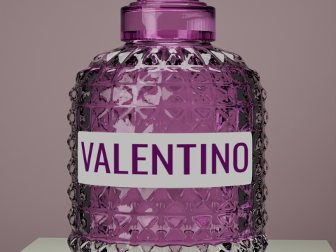 향수 모형 3D 모델