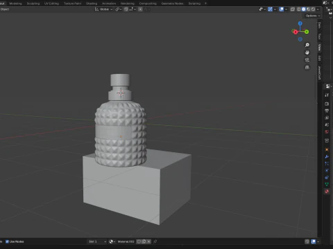 Perfume Mockup 3D Model
