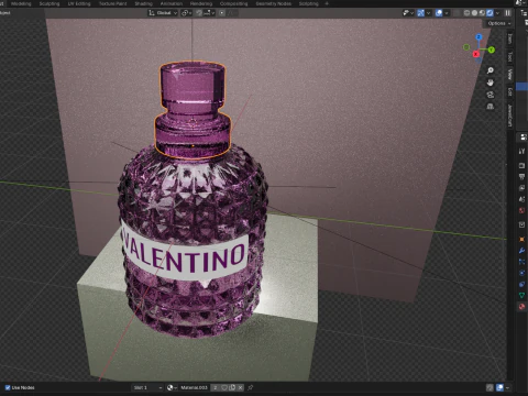 Perfume Mockup 3D Model