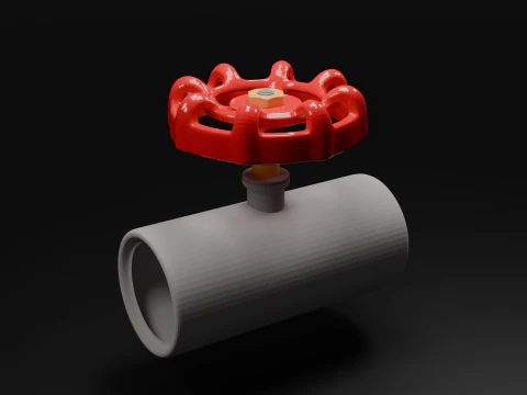 Manual Valve 3D Model