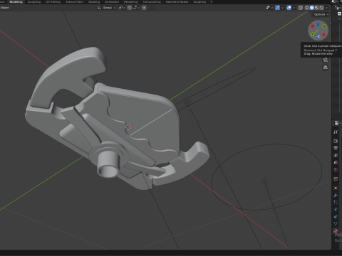F1 Steering Wheel 3D Model