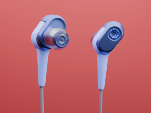 Сони наушники 3D Модель