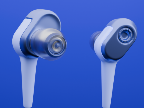 Sony-hoofdtelefoon 3D Model