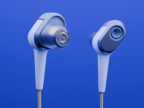 Sony-hoofdtelefoon 3D Model