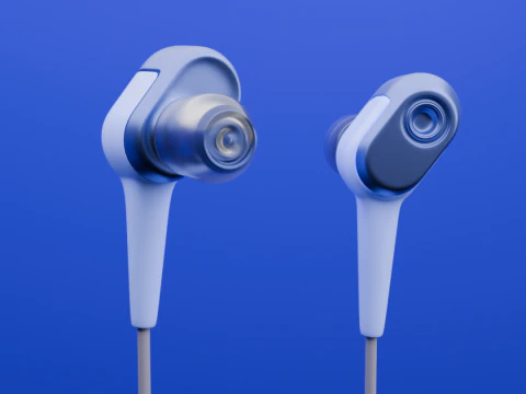 Сони наушники 3D Модель