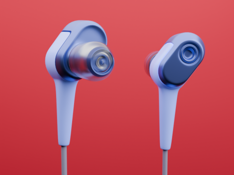 Sony-hoofdtelefoon 3D Model