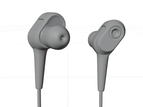 Sony-hoofdtelefoon 3D Model