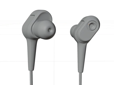 Сони наушники 3D Модель