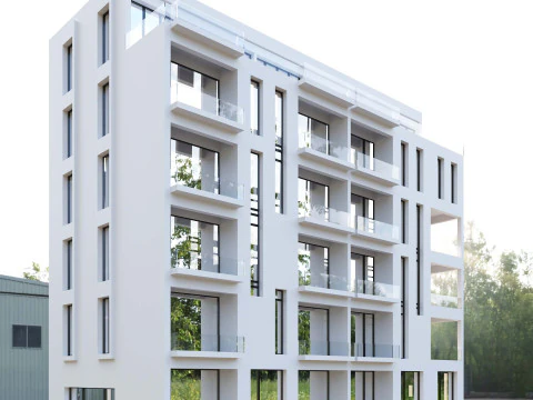 बिल्डिंग 01 3D मॉडल