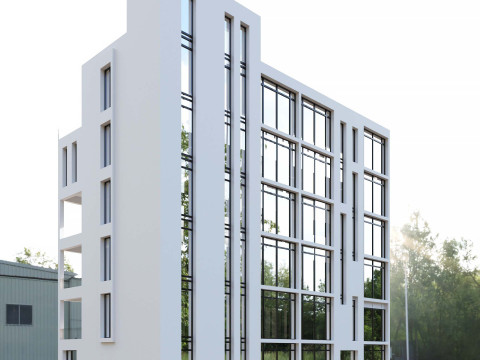 Gebäude 01 3D Modell