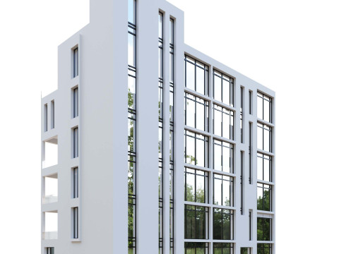 Gebäude 01 3D Modell