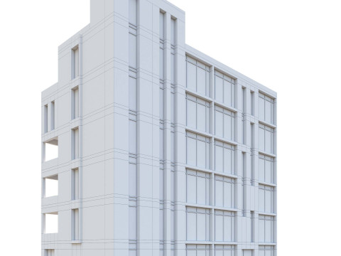 Gebäude 01 3D Modell